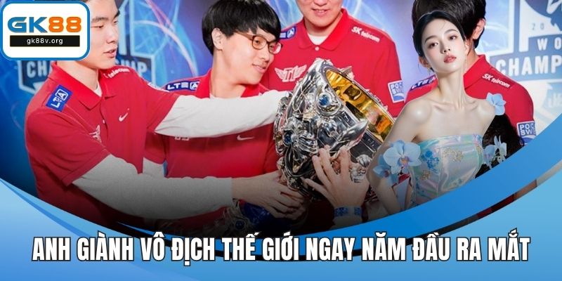 Anh giành vô địch thế giới ngay năm đầu ra mắt